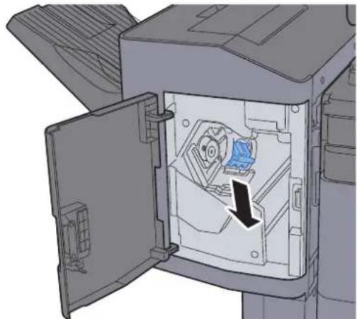 KYOCERA TASKalfa 356ci - Élimination des agrafes coincées dans le module de finition 1000 feuilles - 2