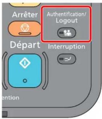 KYOCERA TASKalfa 356ci - Déconnexion - 1