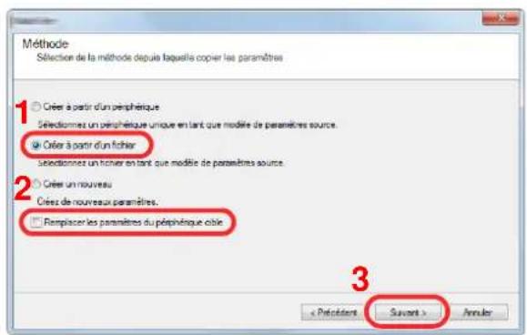 KYOCERA TASKalfa 356ci - Inscription des données du carnet d'adresses sur la machine - 3