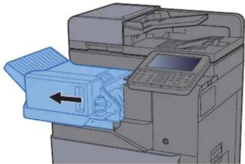 KYOCERA TASKalfa 356ci - Ouvrir l'unité du module de finition interne. - 1