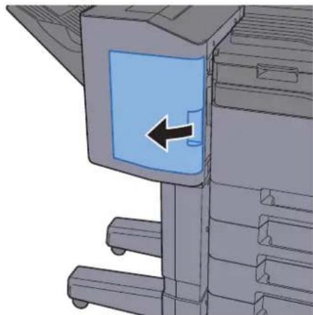 KYOCERA TASKalfa 356ci - Élimination des agrafes coincées dans le module de finition 1000 feuilles - 1