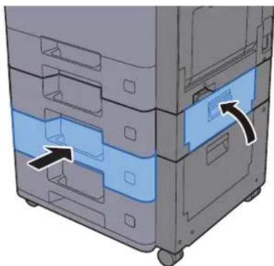 KYOCERA TASKalfa 356ci - Remetre le capot droit 2 et le magasin 3 en place. - 1