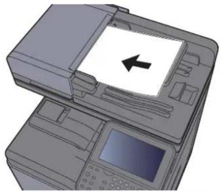 KYOCERA TASKalfa 356ci - Mettre en place les originaux. - 1