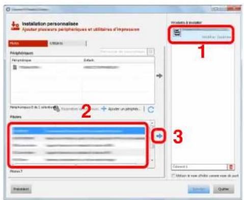 KYOCERA TASKalfa 356ci - Installation en utilisant [Installation personnelisée] - 2