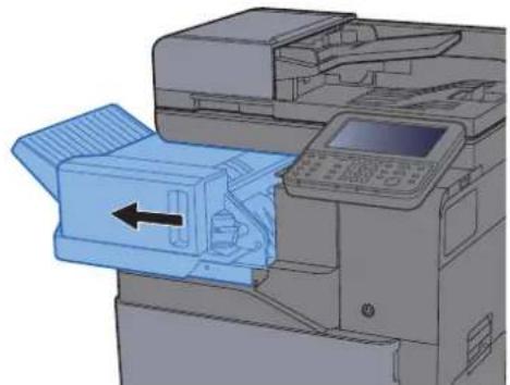 KYOCERA TASKalfa 356ci - Élimination des agrafes coincées dans le module de finition interne - 1