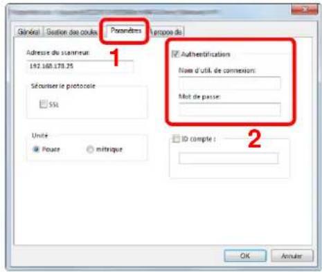 KYOCERA TASKalfa 356ci - Configurer les paramètres. - 1