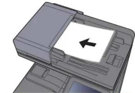 KYOCERA TASKalfa 356ci - Mettre en place les originaux. - 1