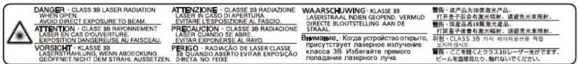 KYOCERA TASKalfa 356ci - Sécurité laser (Europe) - 1