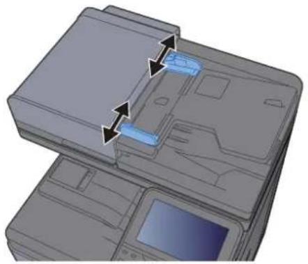 KYOCERA TASKalfa 356ci - Régler les guides de largeur de papier. - 1