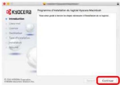 KYOCERA TASKalfa 8353ci - Installer le pilote d'imprimante. - 1
