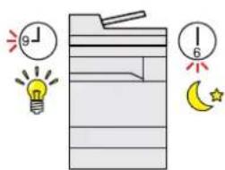 KYOCERA TASKalfa 8353ci - Économiser l'énergie en fonction des besoins (Fonction économie d'énergie) - 1