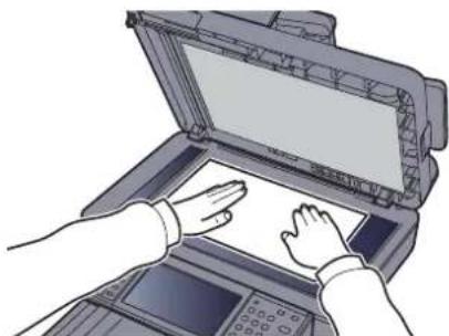 KYOCERA TASKalfa 352ci - Mettre en place les originaux. - 2
