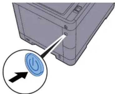KYOCERA TASKalfa 352ci - Mise hors tension - 1