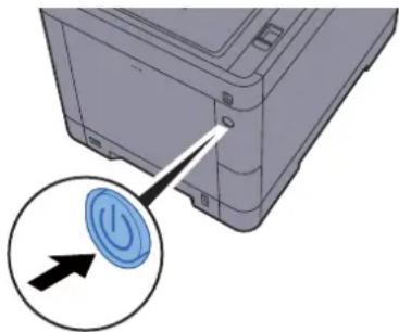 KYOCERA TASKalfa 352ci - Mise sous tension - 1
