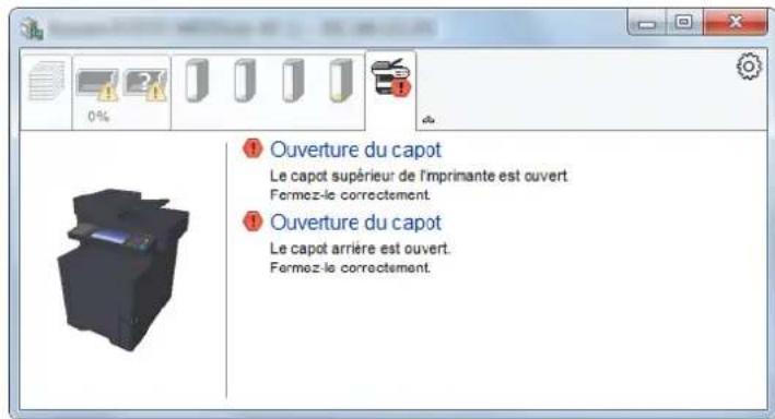 KYOCERA TASKalfa 352ci - Onglet alerte - 1