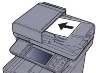 KYOCERA TASKalfa 352ci - Mettre en place les originaux. - 1