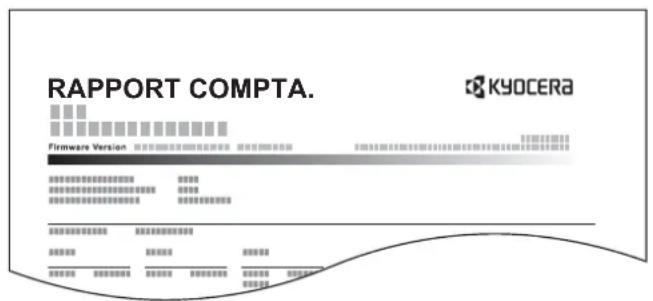 KYOCERA TASKalfa 352ci - Imprimé rapport compteurs - 1