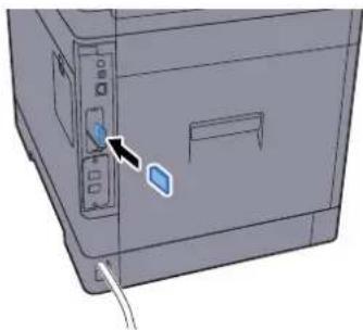 KYOCERA TASKalfa 352ci - Installation et formatage de la carte mémoire sd/sdhc - 4