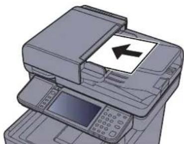 KYOCERA TASKalfa 352ci - Mettre en place les originaux. - 1