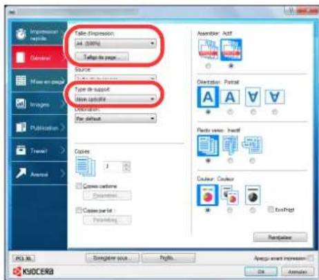 KYOCERA TASKalfa 352ci - Configurer les paramètres - 2