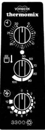 Thermomix 3300 - - Sélecteur de vitesses (électronique): - 2