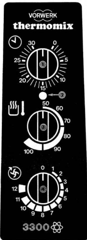Thermomix 3300 - Minuterie de chauffage : - 1