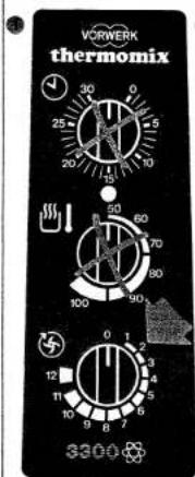 Thermomix 3300 - - Sélecteur de vitesses (électronique): - 1