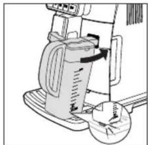 GAGGIA Cadorna Prestige RI9604 - Introduction de la carafe à lait - 2