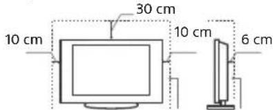 SONY Bravia KDL43WE755 - Aufstellung auf dem Standfuß - 1