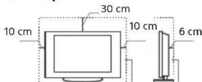 SONY Bravia KDL40WE665 - Aération - 2