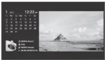 SONY Bravia KDL40WE665 - HOME  [Toutes les applications]  [Mode Cadre photo] - 1