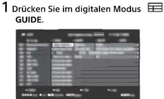 SONY Bravia KDL40WE665 - Digitaler EPG - 1