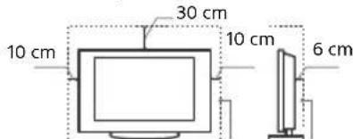 SONY Bravia KD65XF7003 - Ventilación - 2
