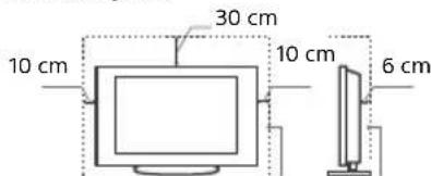 SONY Bravia KD65XF7003 - Aération - 2