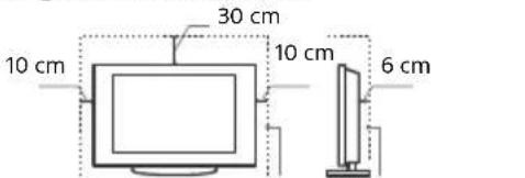 SONY Bravia KD43XF7000 - Luftzirkulation - 2