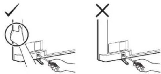 SONY Bravia KDL42R500A - 1: Attaching the Table-Top Stand - 2