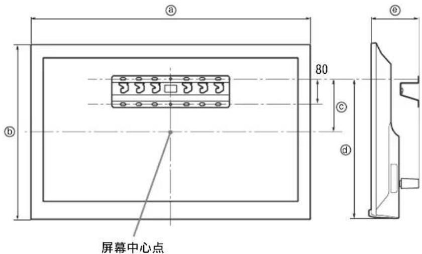 SONY Bravia KDL42R500A - 电视安装尺寸制表 - 1