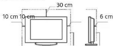 SONY Bravia KD65X9000B - Aération - 2