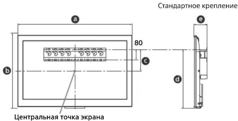 SONY Bravia KD65X9000B - Расположение винтов - 10