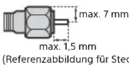 SONY Bravia KD49XF7000 - Empfehlung für Stecker des F-Types - 1