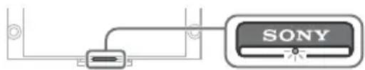 SONY Bravia KD65X9005A - The illumination LED is turned on. - 1