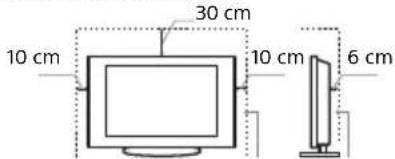 SONY Bravia KDL32R415B - Instalación sobre pedestal - 1