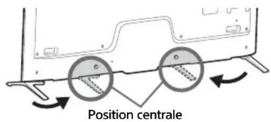 SONY Bravia KD79X9000B - Fixation du support de table (alternative) - 4
