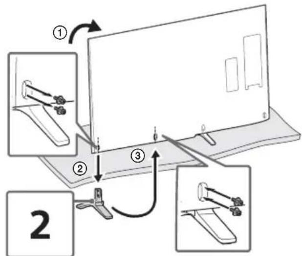 SONY Bravia KD79X9000B - 安装桌面底座 （替代） - 3