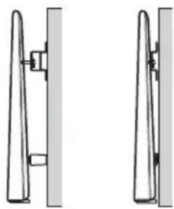 SONY Bravia KD79X9000B - 将挂壁式附件 (电视机随附) 安装到电视机背面 (使其与墙壁平行)。进行超窄安装时您无需执行此步骤。(仅限 KD-65/55X9000B) - 2