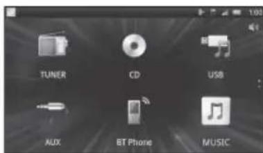 SONY MEXN6000BD - Selecting the source or application - 1