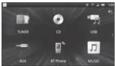 SONY MEXN6000BD - Auswahlen der Tonquelle oder Anwendung - 1