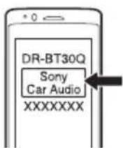 SONY MEXN6000BD - Pairing and connecting with a BLUETOOTH device - 2