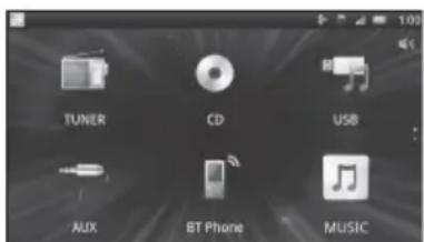SONY MEXN6000BD - Selection de la source ou de l'application - 1