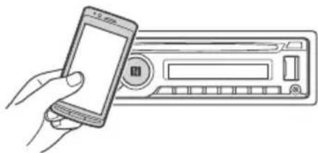 SONY MEXN6000BD - Touch the N-Mark part of the unit with the N-Mark part of the smartphone. - 1